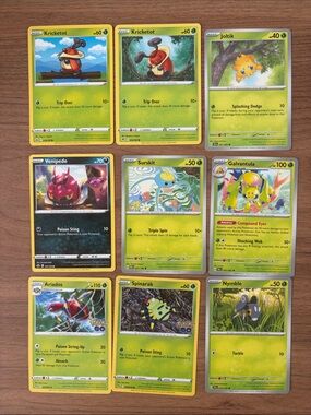 🕷️ Spider & Bug Pokémon Card Lot | Joltik Galvantula Ariados Spinarak ✨5/$25✨
